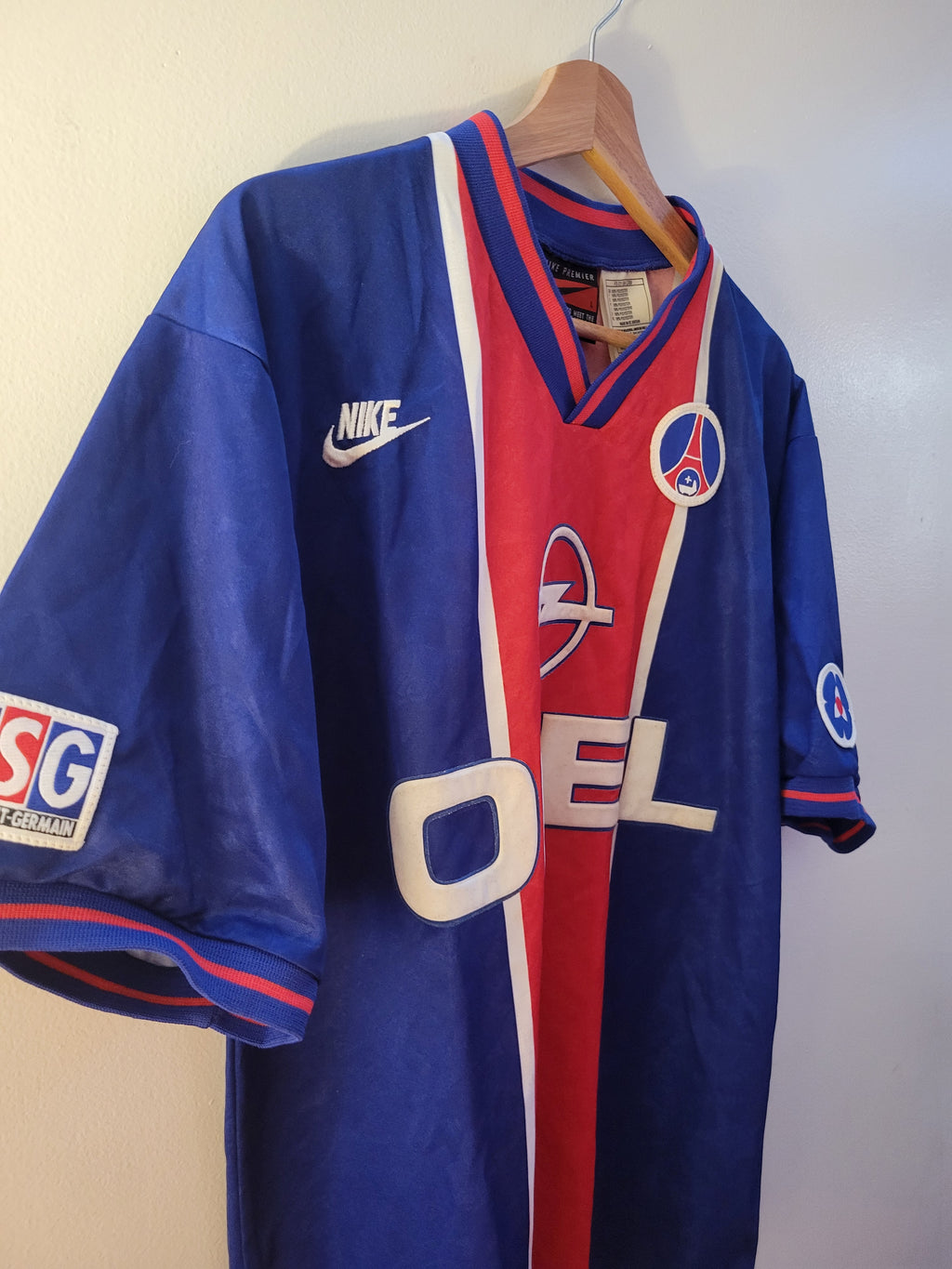 Nike PSG Paris Saint-Germain 1995/96 Home Jersey Mens SIze L
