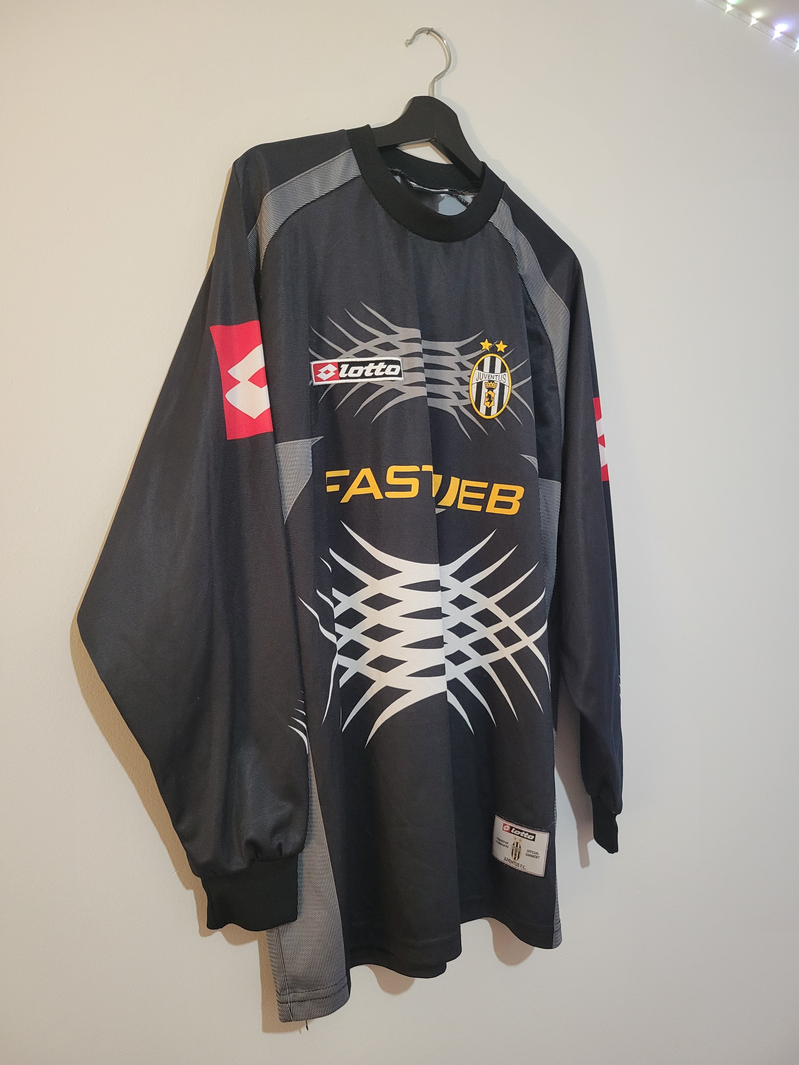Rare Lotto Juventus 2000/01 Goalkeeper Home Jersey Mens Size XL