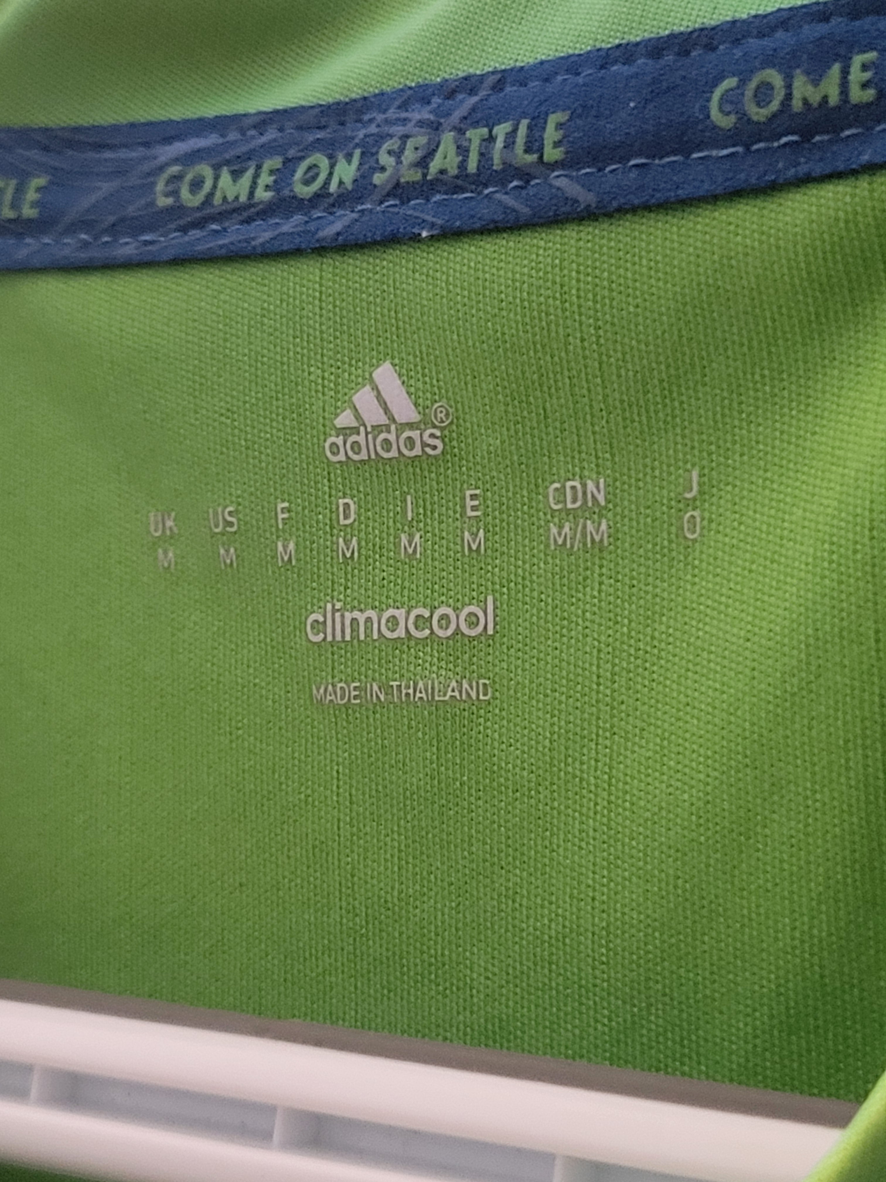 Adidas Seattle Sounders 2015/16 Home Jersey Mens Size M