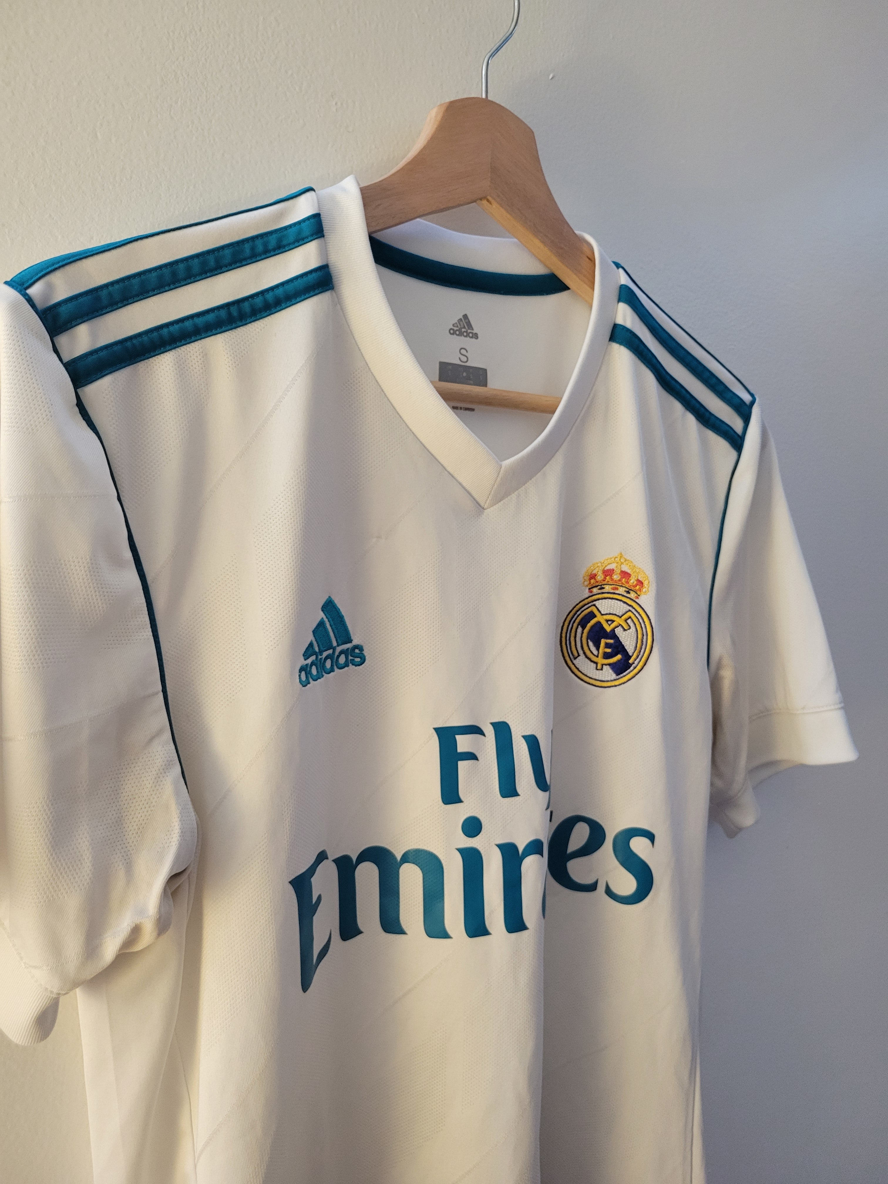 Adidas Real Madrid 2017/18 Home Jersey Mens Size S