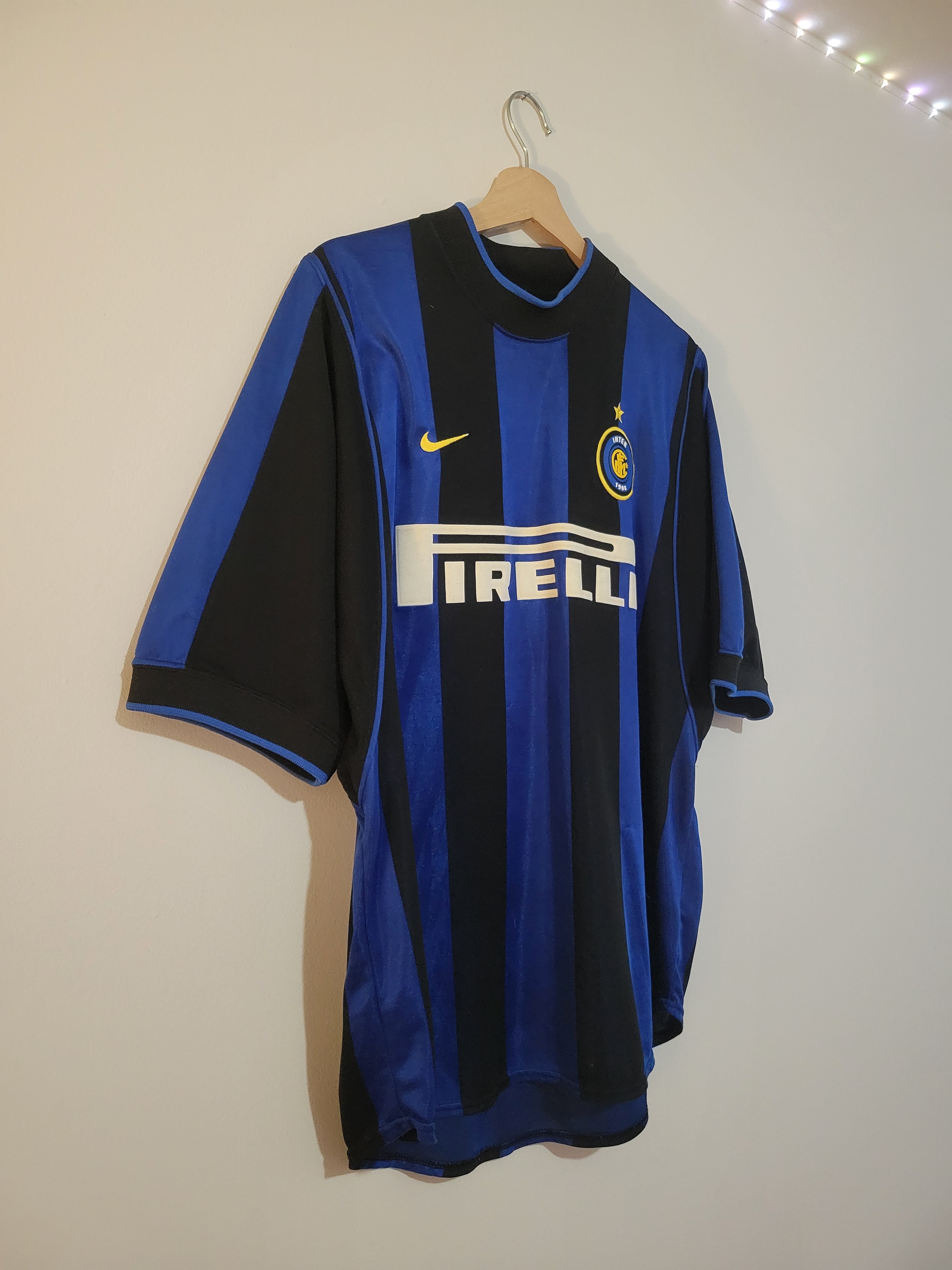 Nike Inter Milan 01/02 Home Jersey Mens Size L - Vieri 32