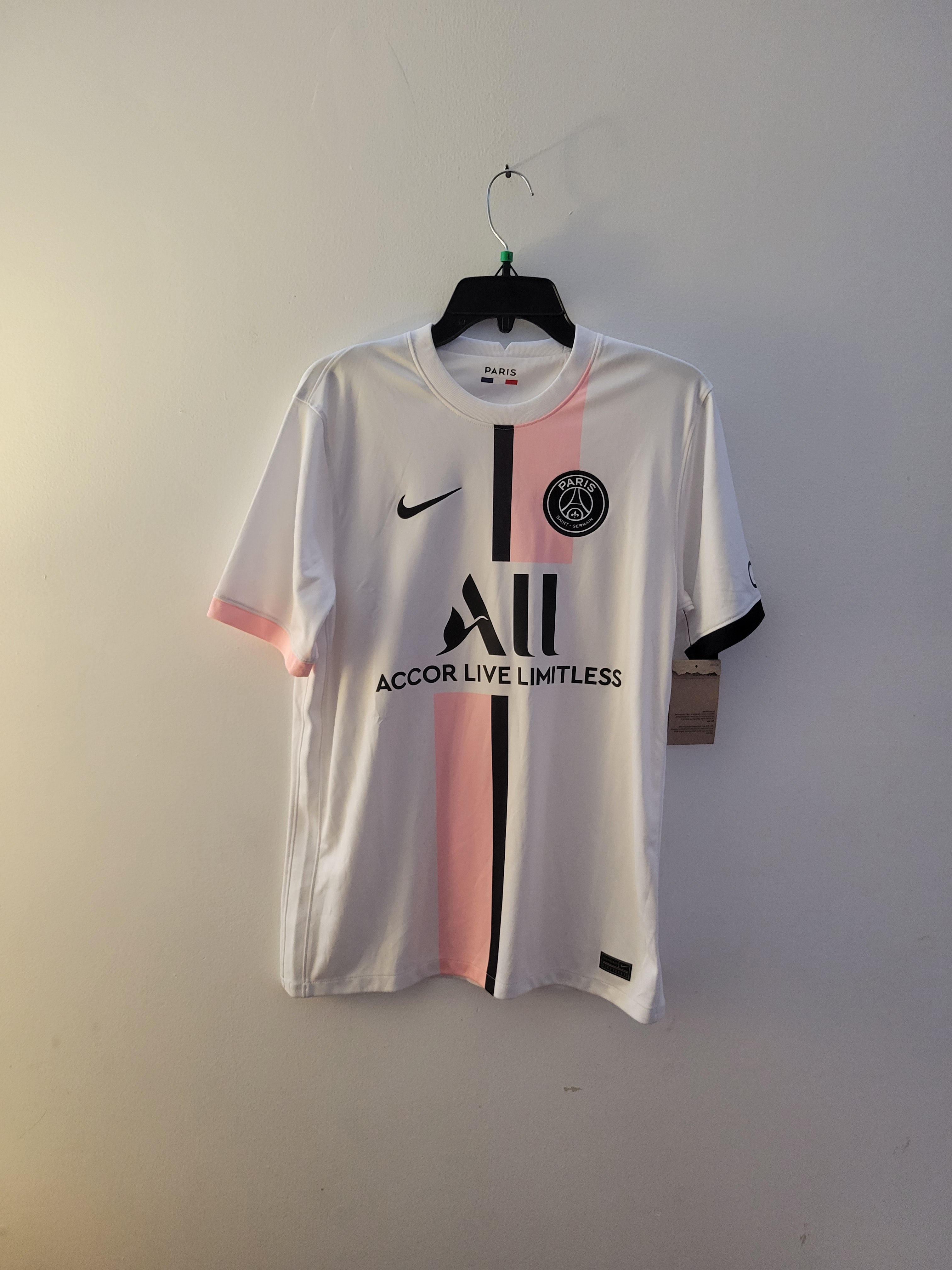 BNWT Nike PSG Paris Saint-Germain 2021/22 Away Jersey Mens Size M - Messi 10