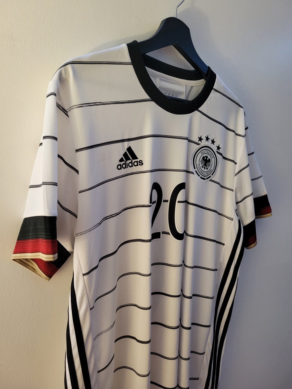 Adidas Germany 2020/21 Home Jersey Mens Size L - Gnabry 20