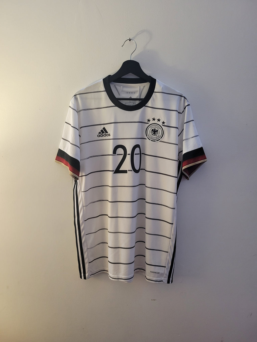 Adidas Germany 2020/21 Home Jersey Mens Size L - Gnabry 20