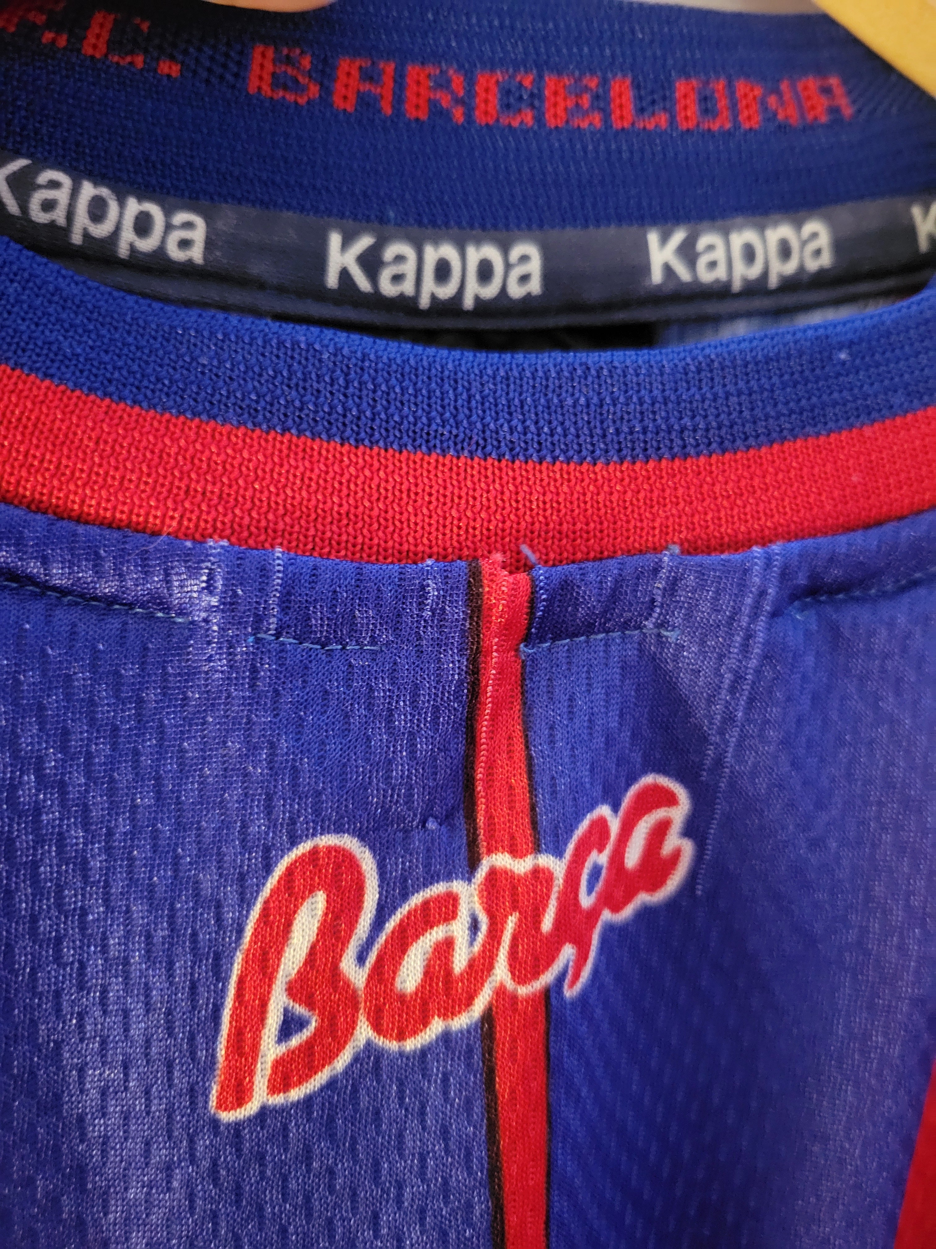 Kappa FC Barcelona 1997/98 Home Jersey Mens Size XL