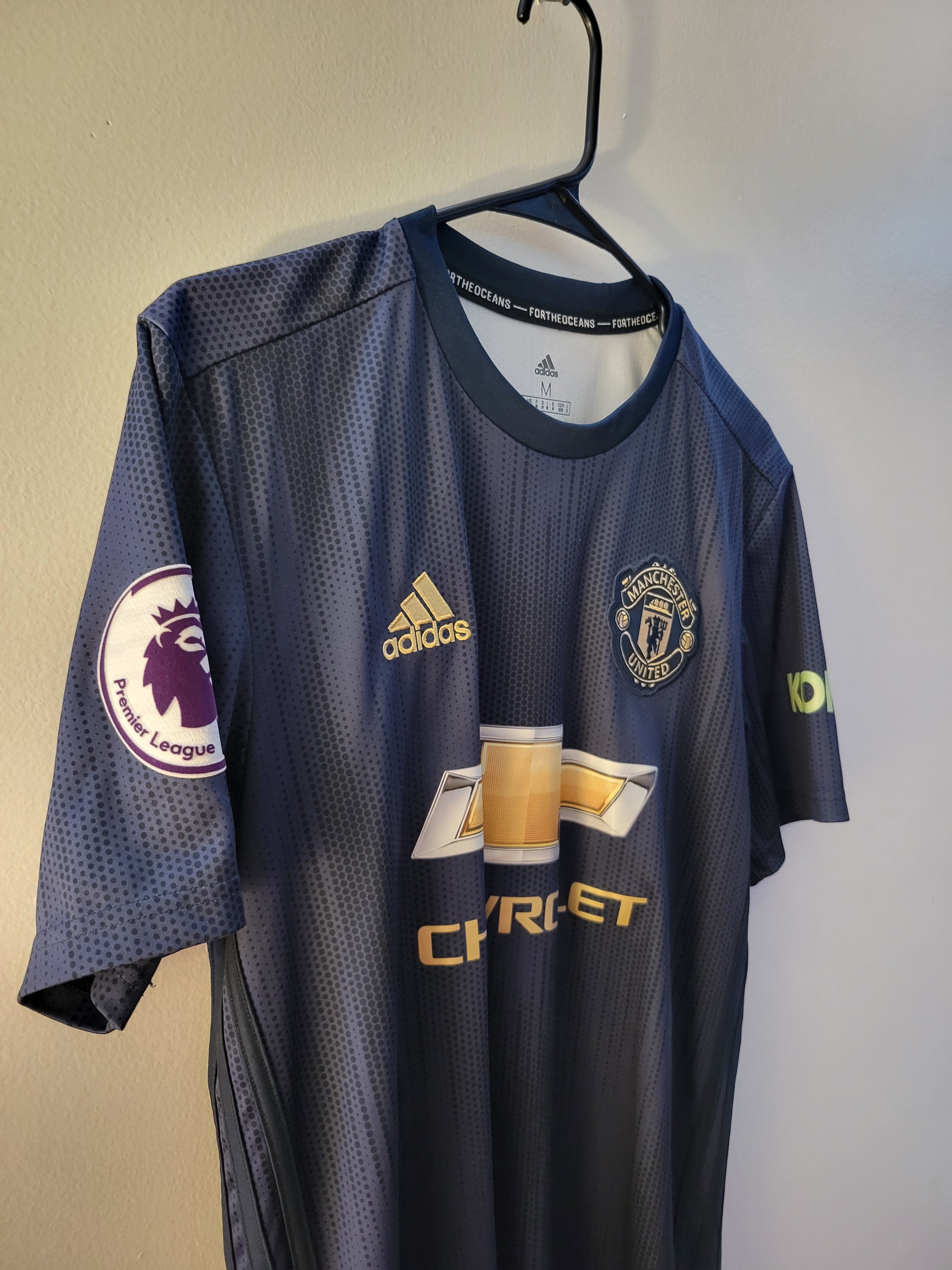 Adidas Manchester United 2018/19 Third Jersey Mens Size M - Lukaku 9