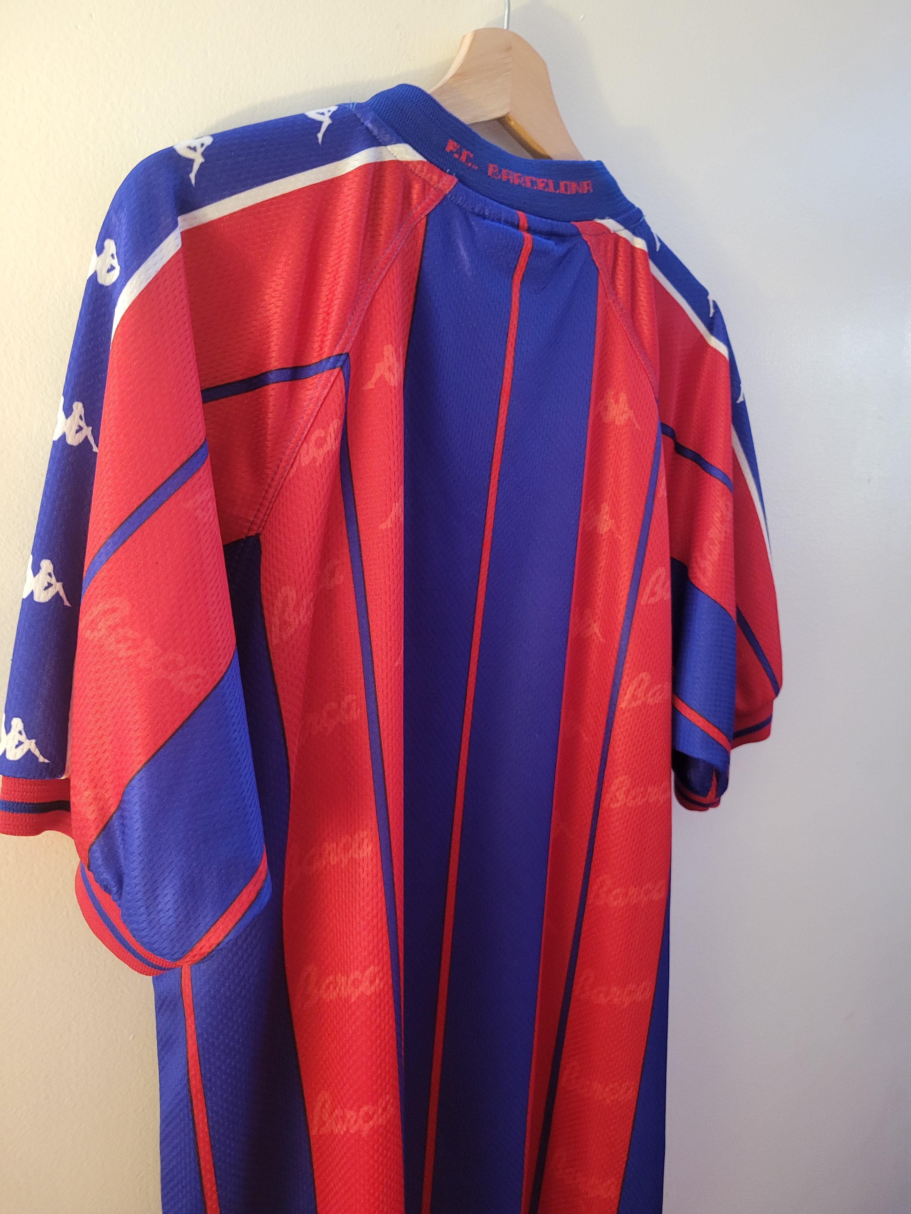 Kappa FC Barcelona 1997/98 Home Jersey Mens Size XL