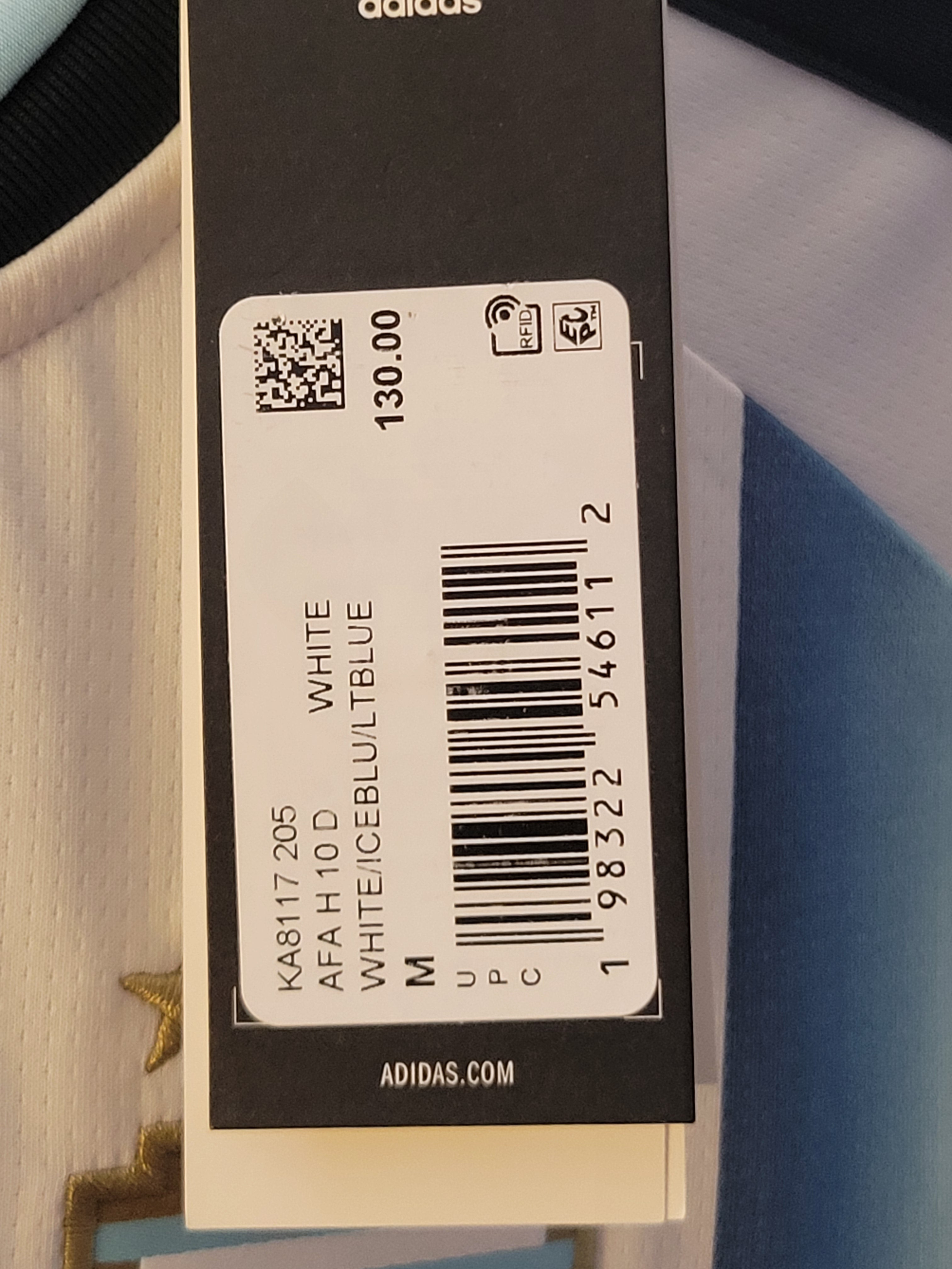 BNWT Adidas Argentina 2026/27 Home Jersey Mens Size M - Messi 10