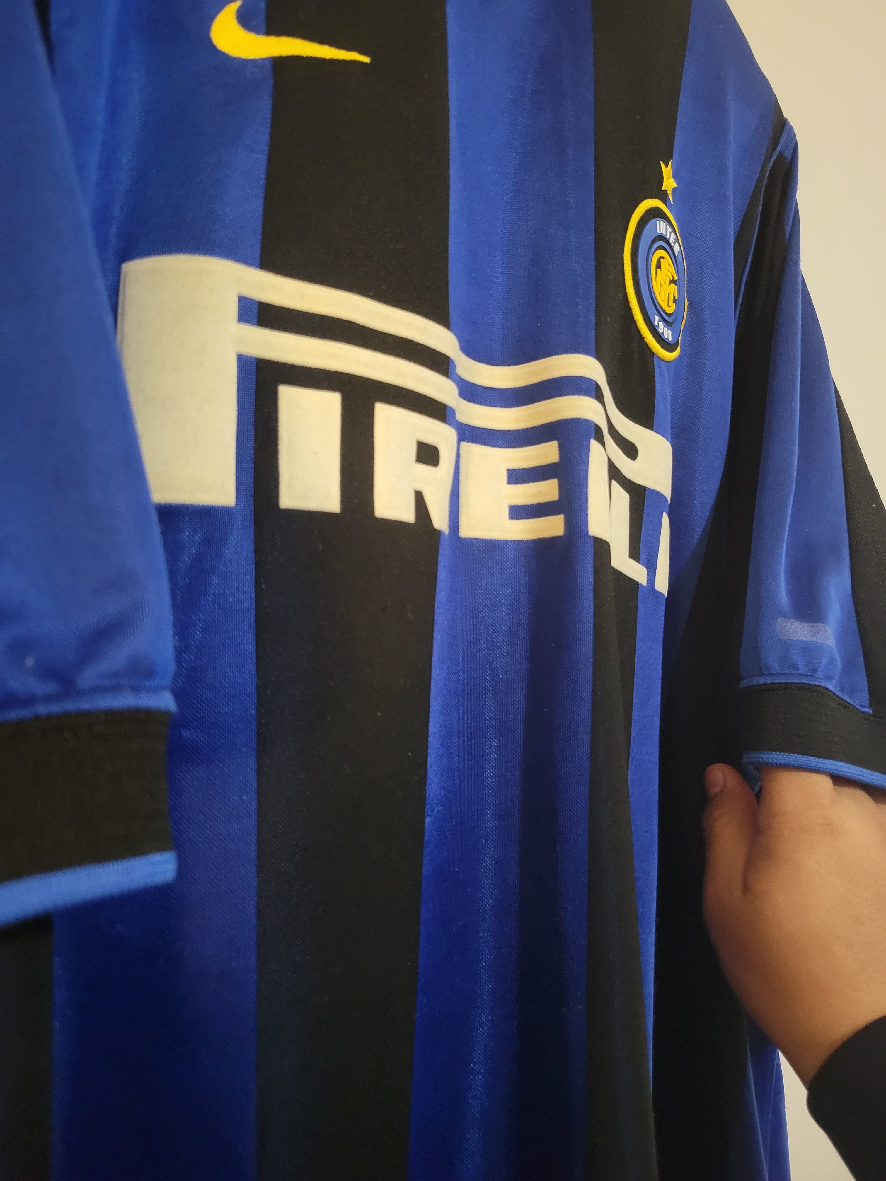 Nike Inter Milan 01/02 Home Jersey Mens Size L - Vieri 32