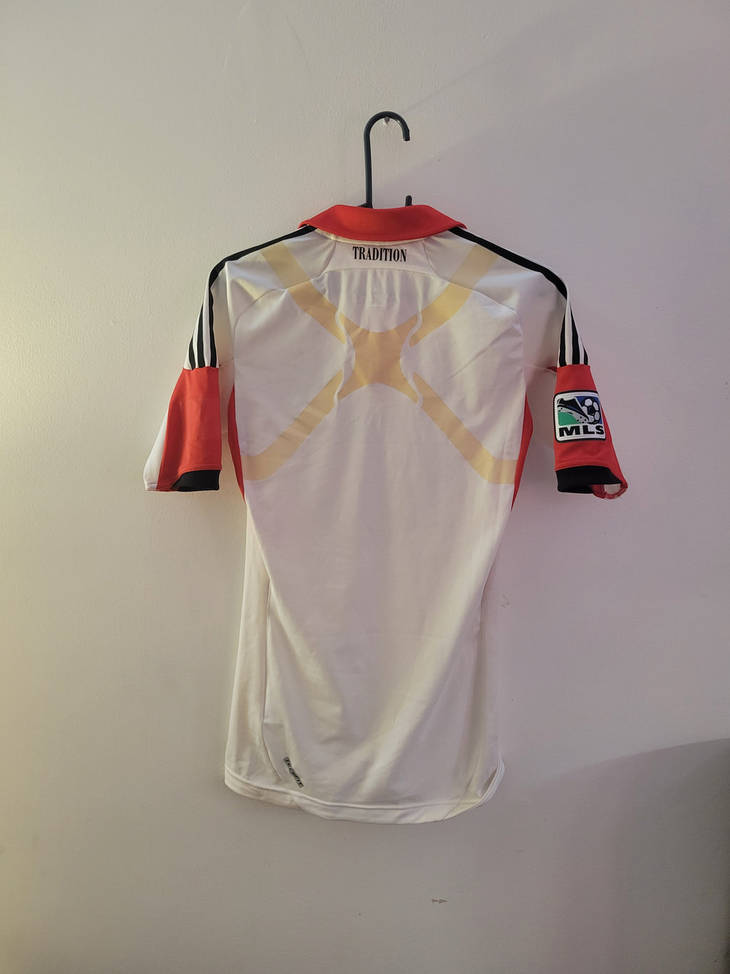 Rare Adidas DC United Techfit Player Issue 2012/13 Home Jersey Mens Size 6