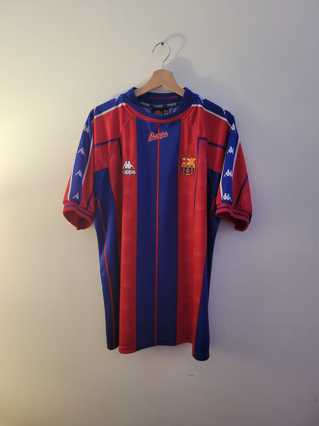 Kappa FC Barcelona 1997/98 Home Jersey Mens Size XL