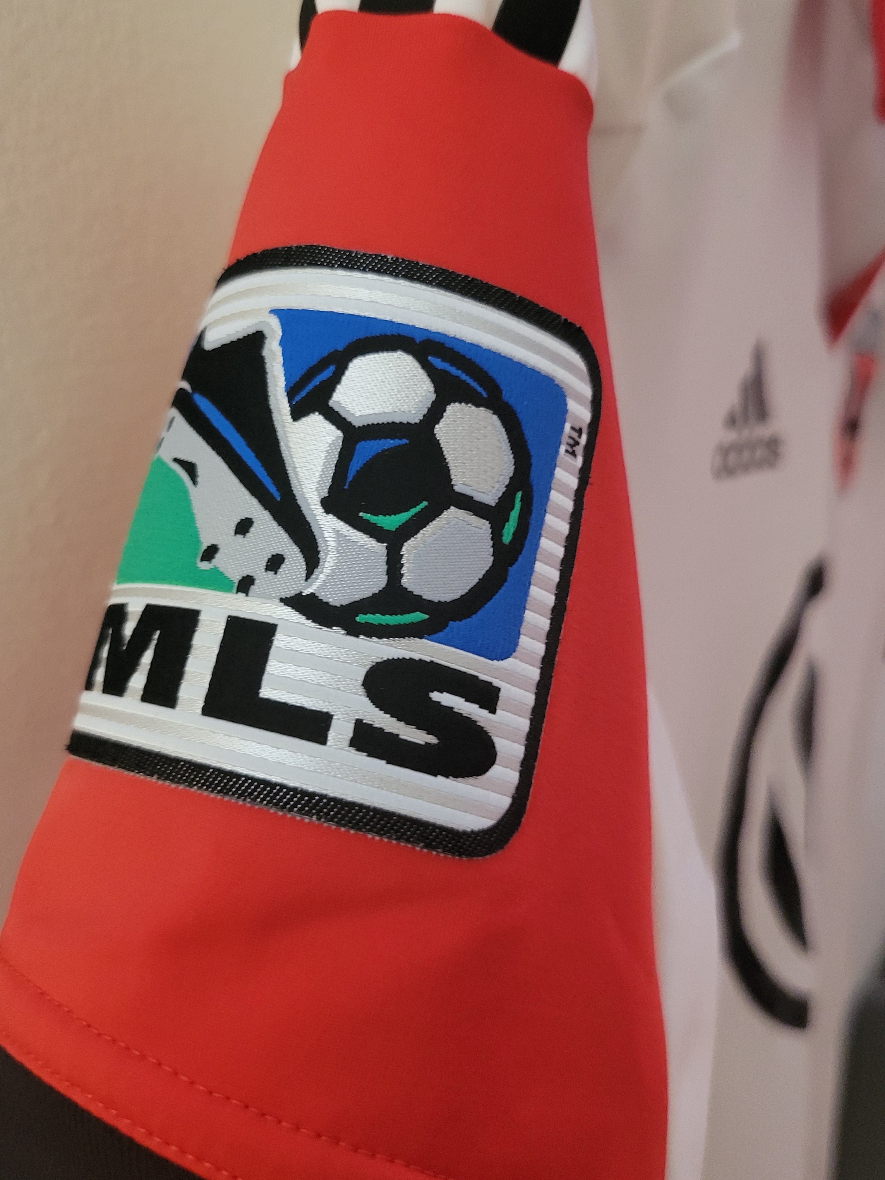 Rare Adidas DC United Techfit Player Issue 2012/13 Home Jersey Mens Size 6