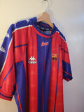 Kappa FC Barcelona 1997/98 Home Jersey Mens Size XL