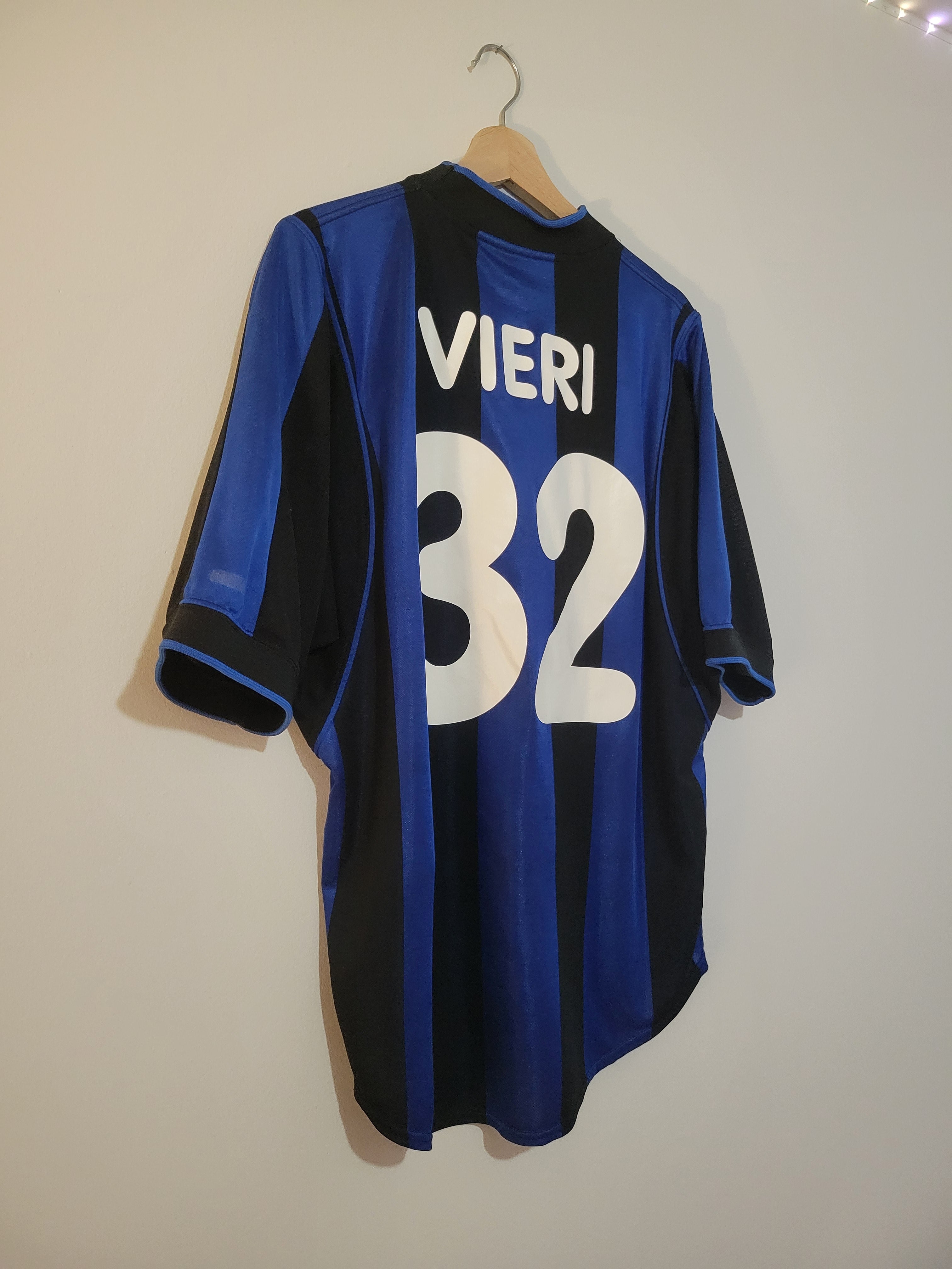 Nike Inter Milan 01/02 Home Jersey Mens Size L - Vieri 32