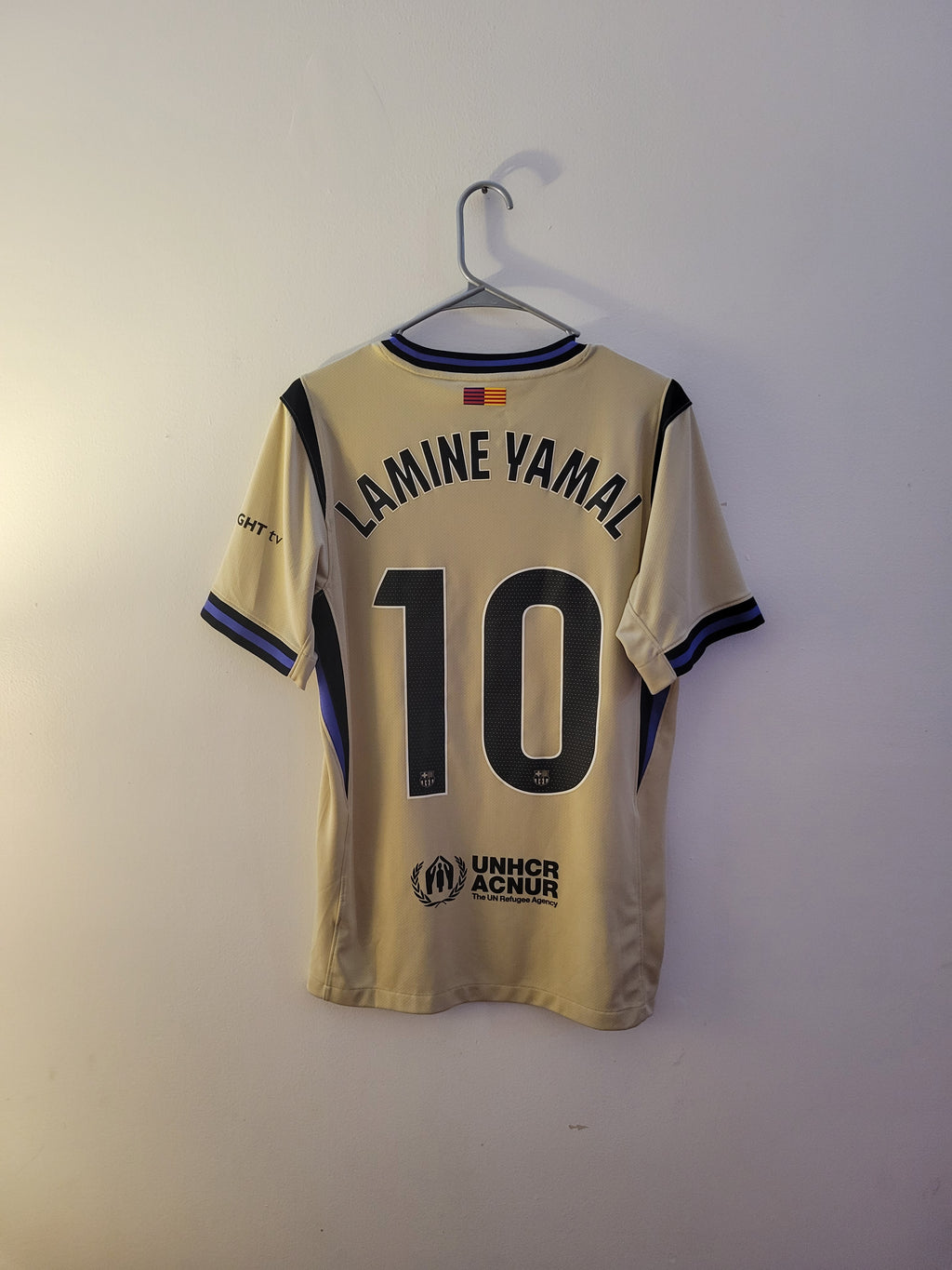 Nike Barcelona 2025 Away Jersey Mens Size S - Yamal 10