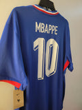 BNWT Nike France 2024/25 Home Jersey Mens Size XL - Mbappe 10