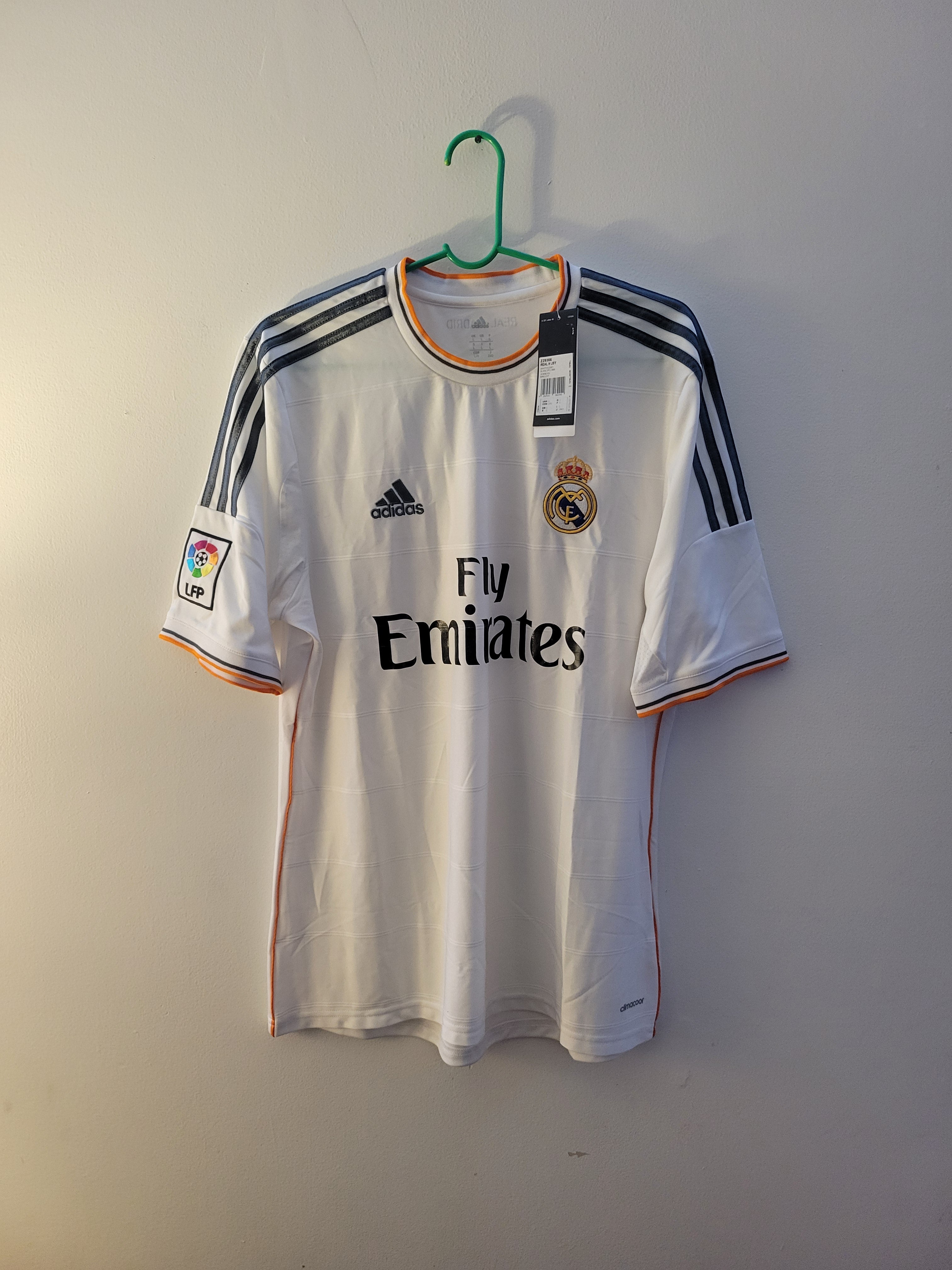 BNWT Adidas Real Madrid 2013/14 Home Jersey Mens Size L