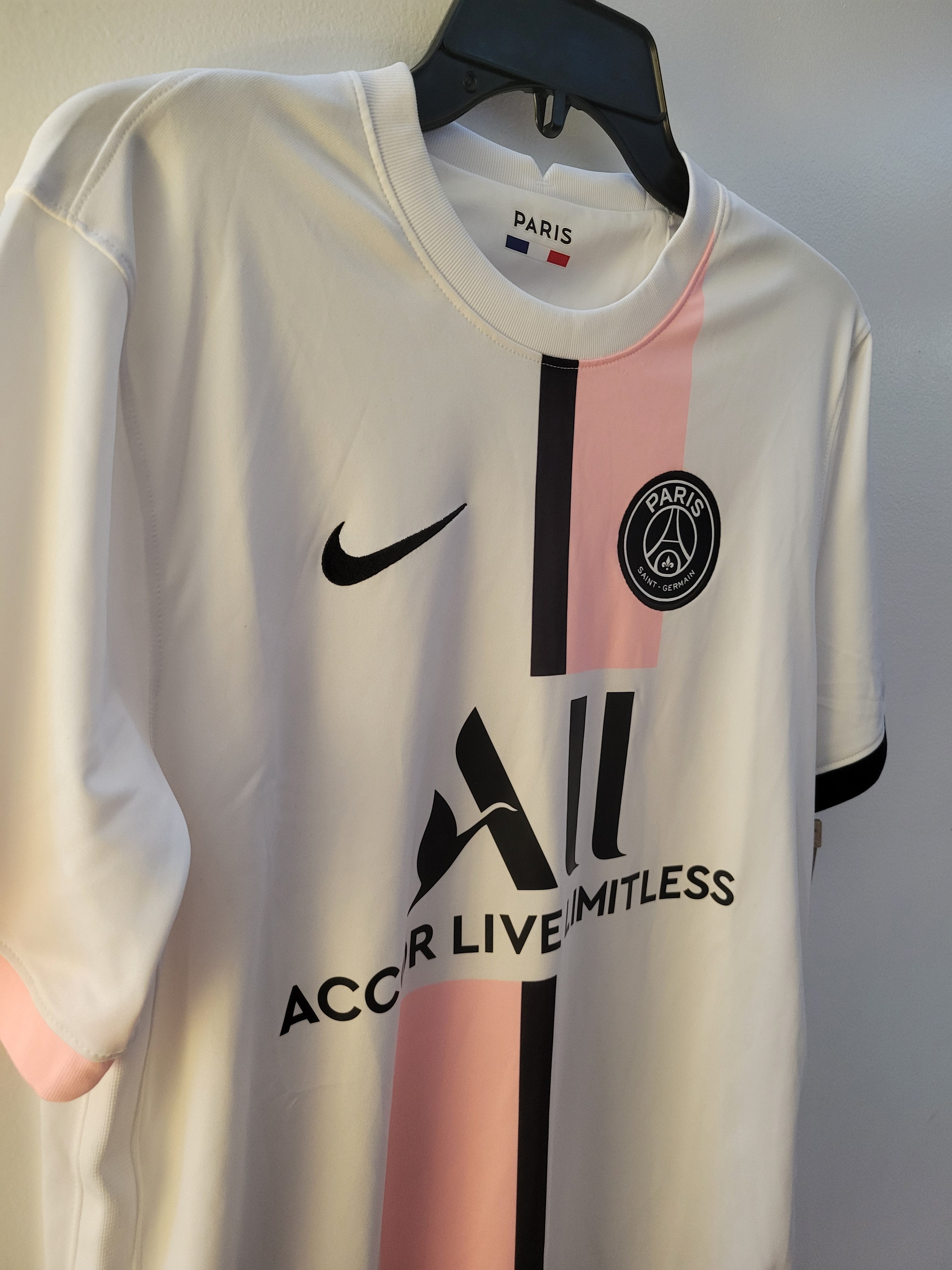 BNWT Nike PSG Paris Saint-Germain 2021/22 Away Jersey Mens Size M - Messi 10