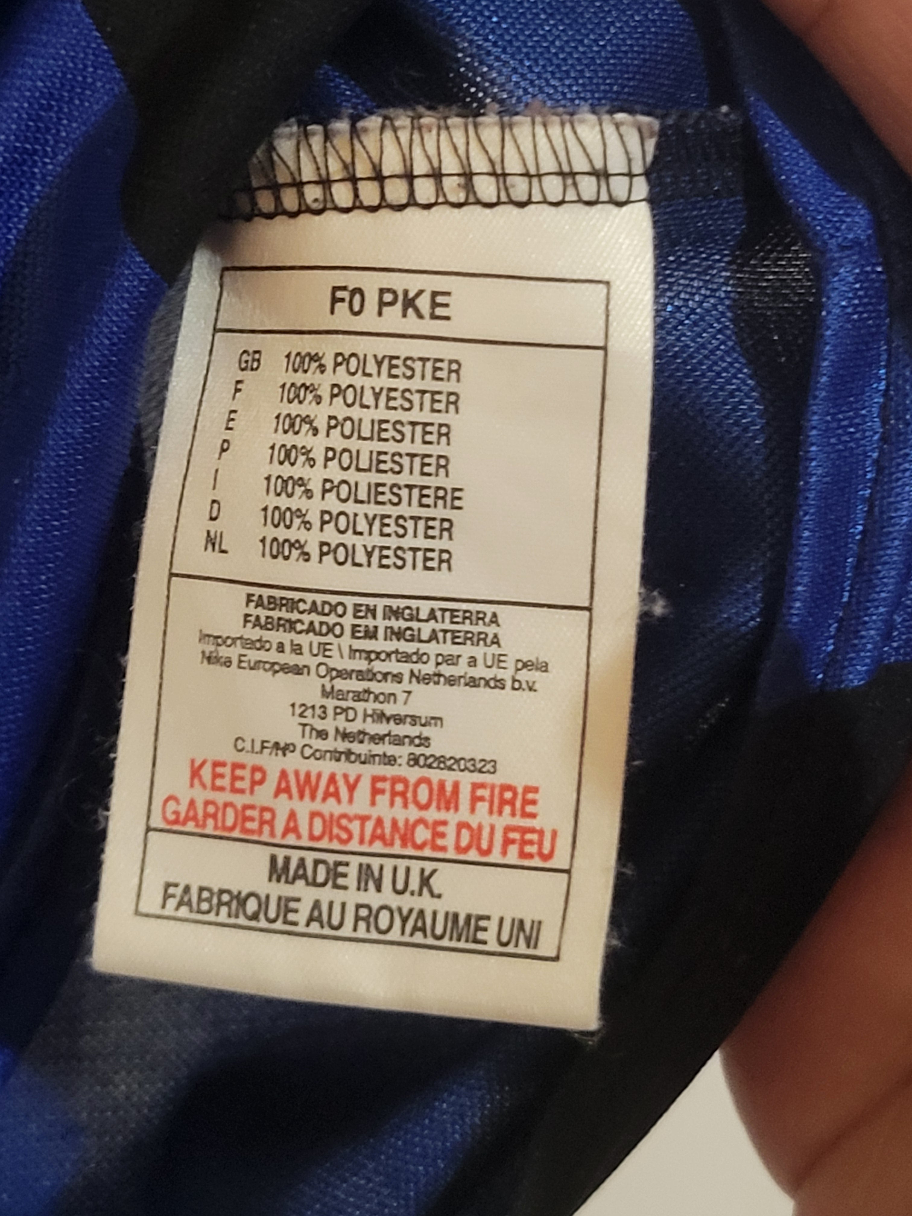 Nike Inter Milan 01/02 Home Jersey Mens Size L - Vieri 32