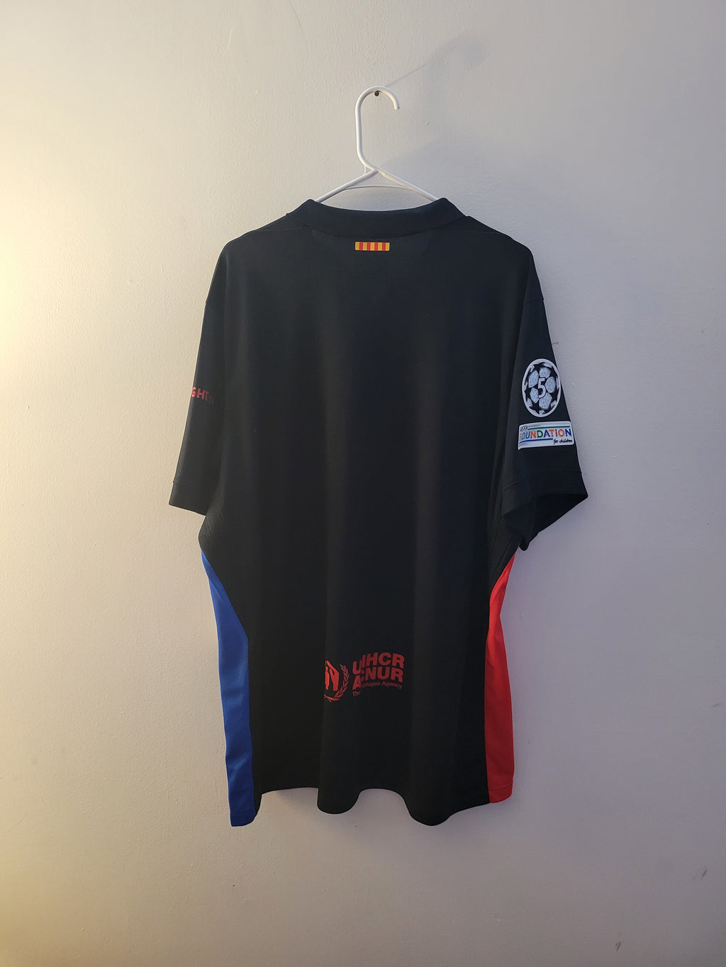 Nike FC Barcelona 2024/25 Away Soccer Football Jersey Mens Size XXL